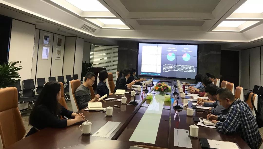 成都市委宣传部考察团一行调研博鱼买球首选视觉文创产业园区
