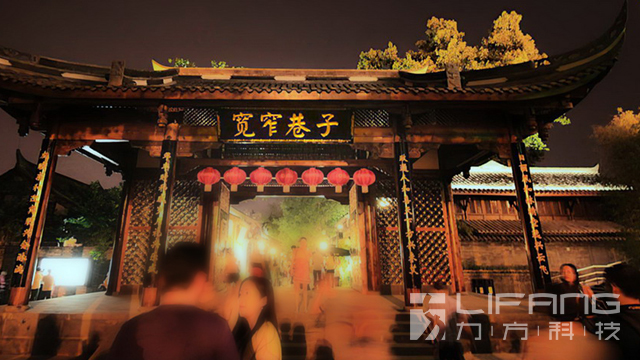 宽窄巷子夜游亮化